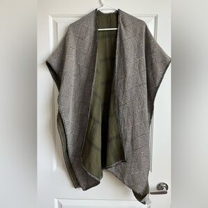 NWT- Madewell Women’s Poncho Cape Shawl One Size